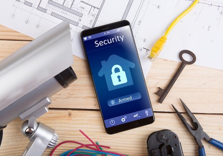 Övervakningskamera, säkerhetsapp